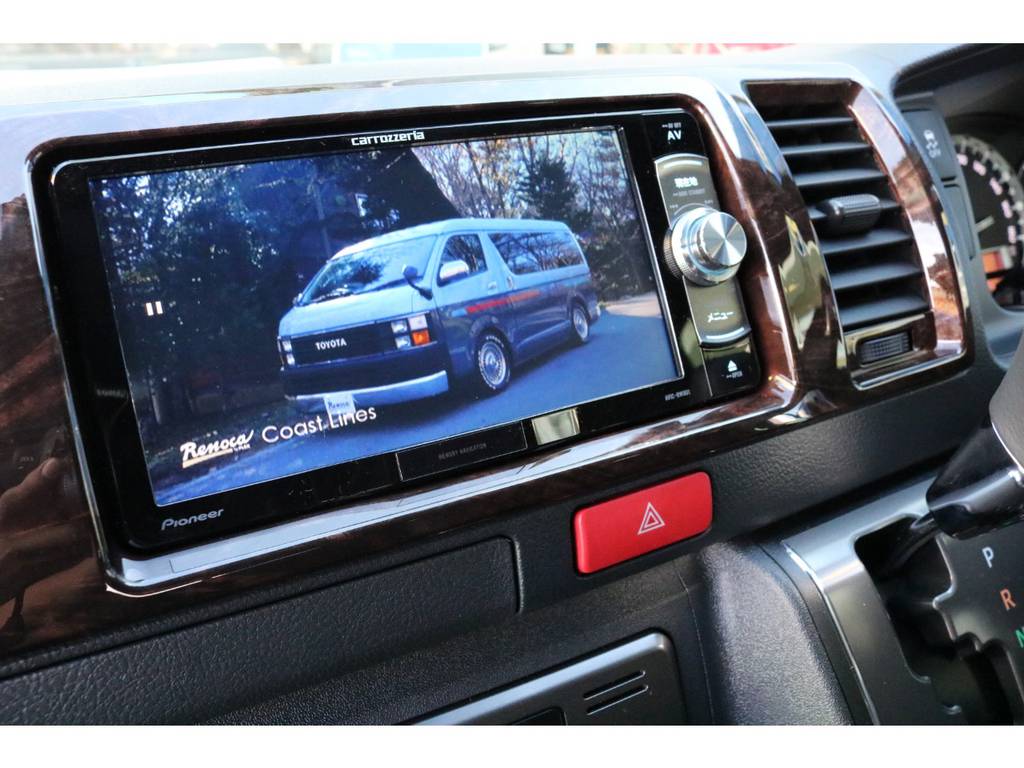 カロッツェリアＳＤナビ♪　フルセグＴＶ・Bluetooth接続可能です！