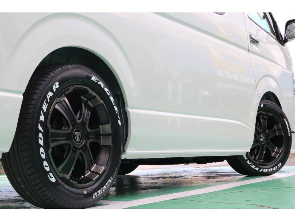 車検対応のタイヤ・ホイールセット♪