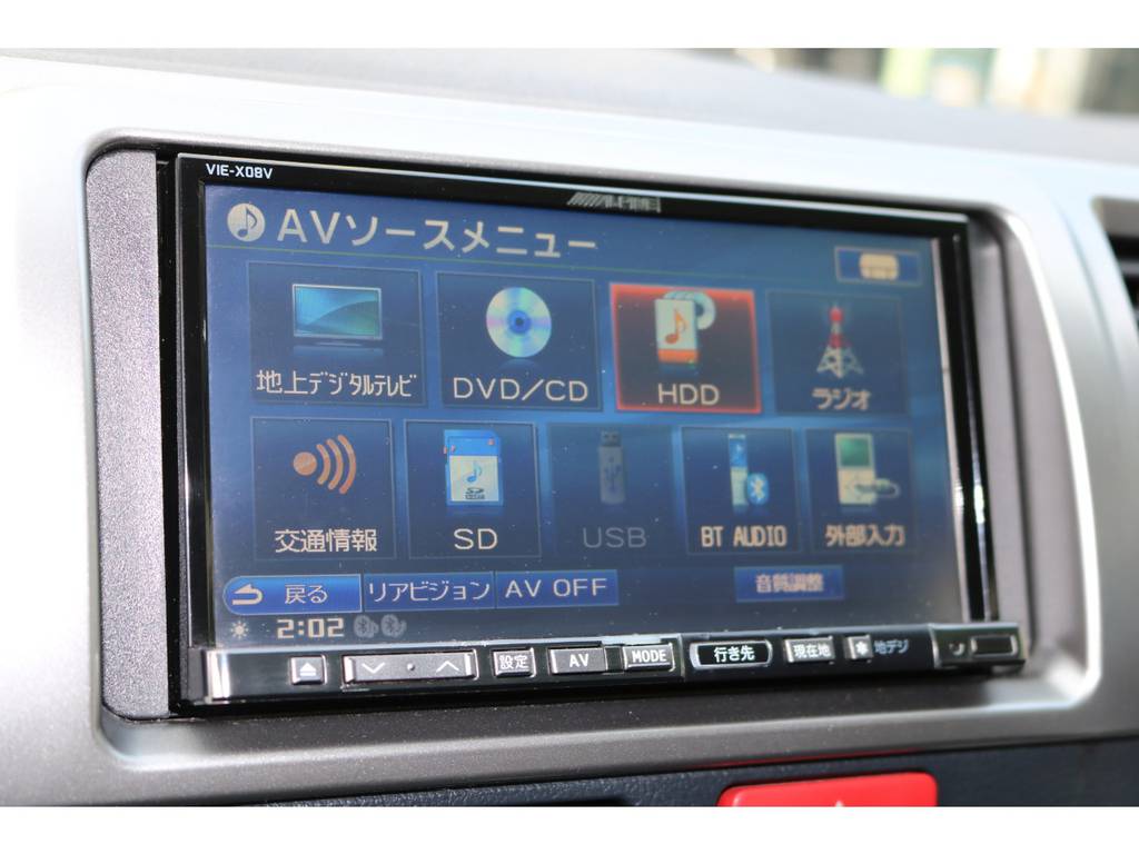 ＡＬＰＡＩＮ製ＨＤＤナビゲーション装備♪