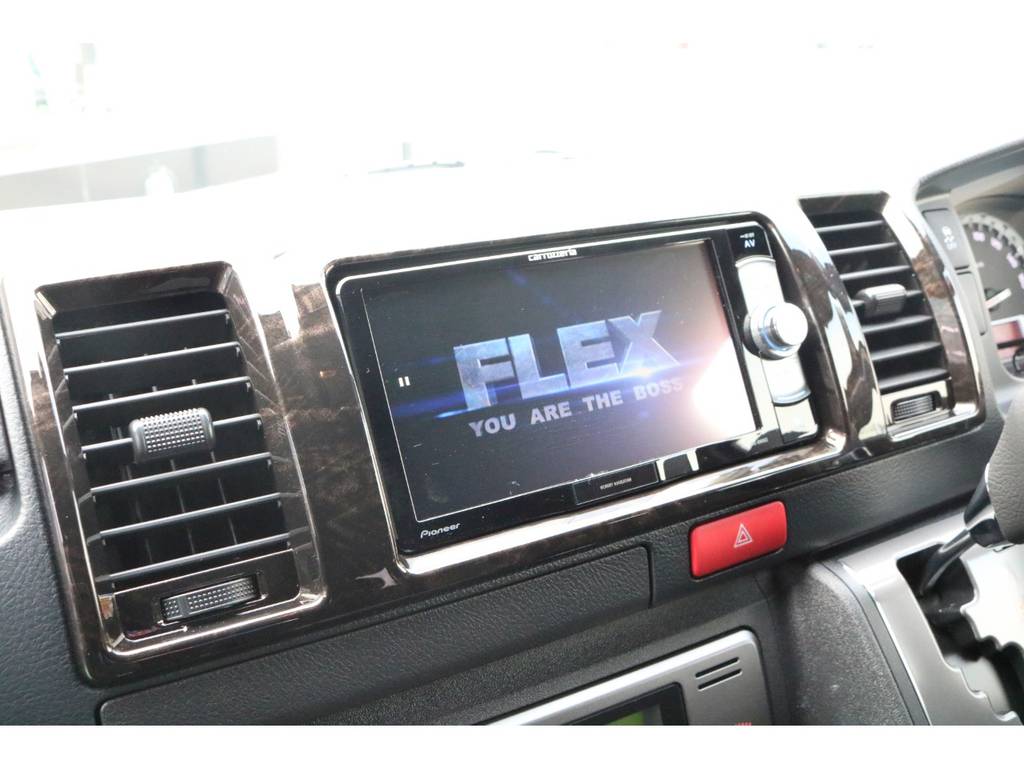 パイオニア製ＳＤナビ！　Bluetooth・DVD再生・フルセグ視聴可能でございます♪