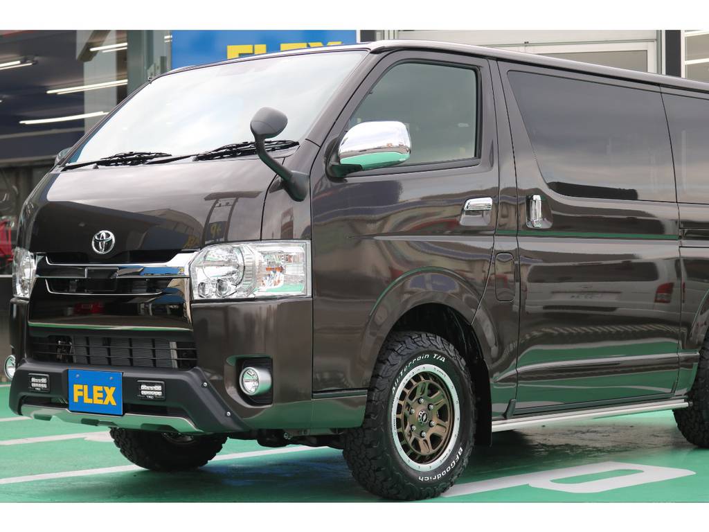 限定色グラファイトメタリックTRD仕様を完成です！！ディーゼル４WD一番人気カスタムTRD仕様いよいよ入庫♪