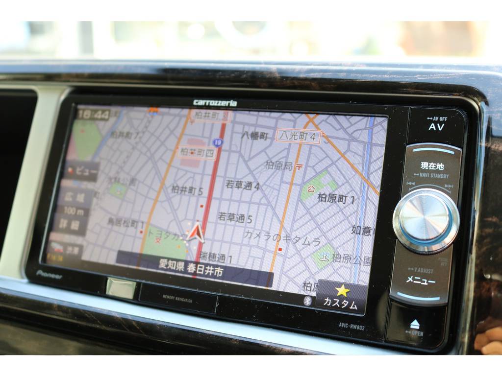 カロツェリア7型ＳＤナビを装備！地図も分かりやすいです♪