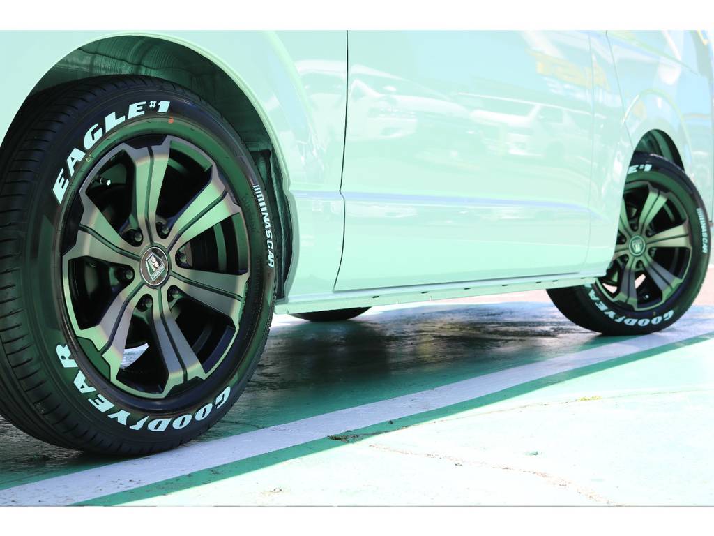 タイヤはグットイヤーナスカータイヤのセットになります♪