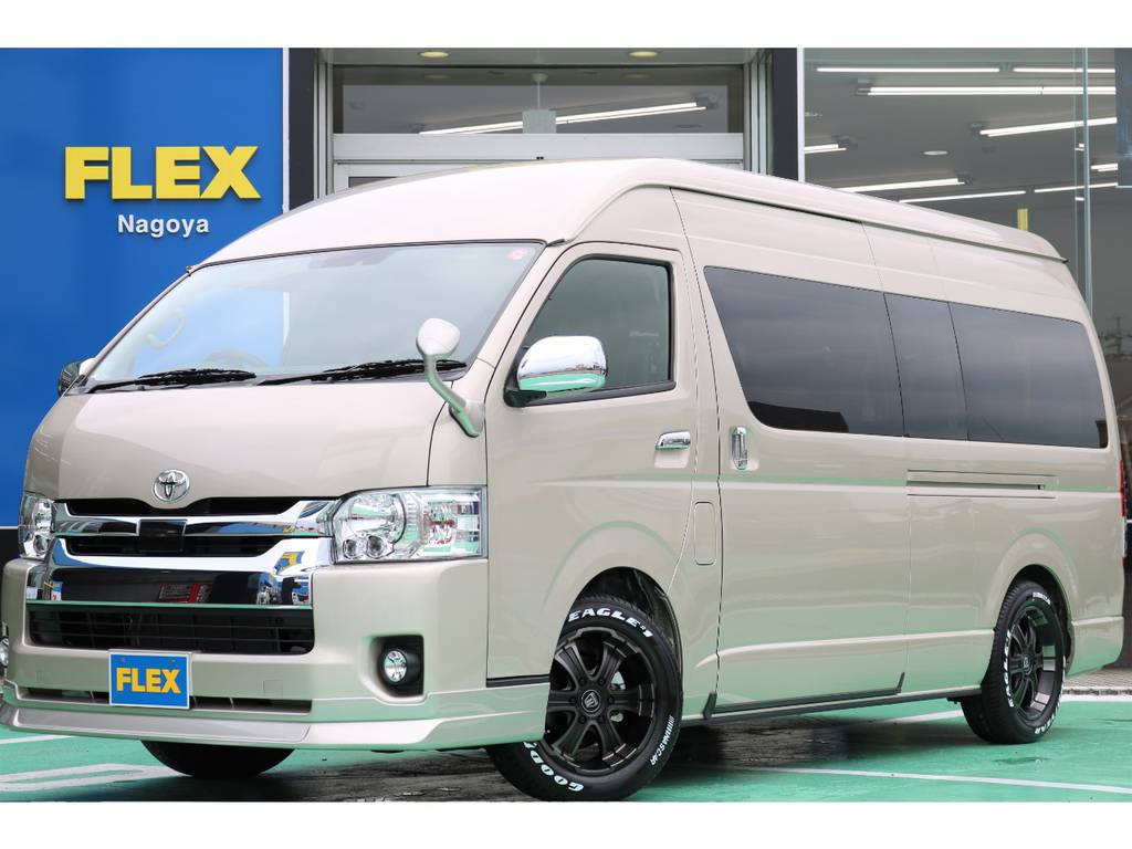 【新車グランドキャビン４WD】広々乗れるスーパーロング♪※お問い合わせはハイエース名古屋店まで！→0568-87-6116