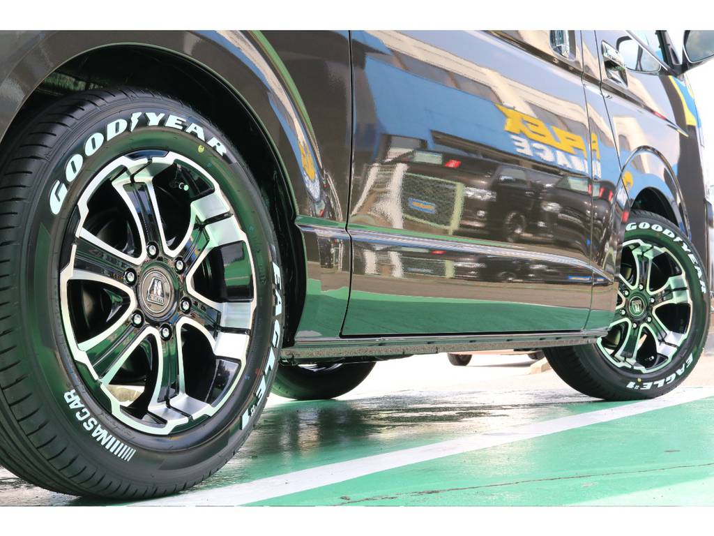 GOODYEARのナスカータイヤとの相性もGOOD！