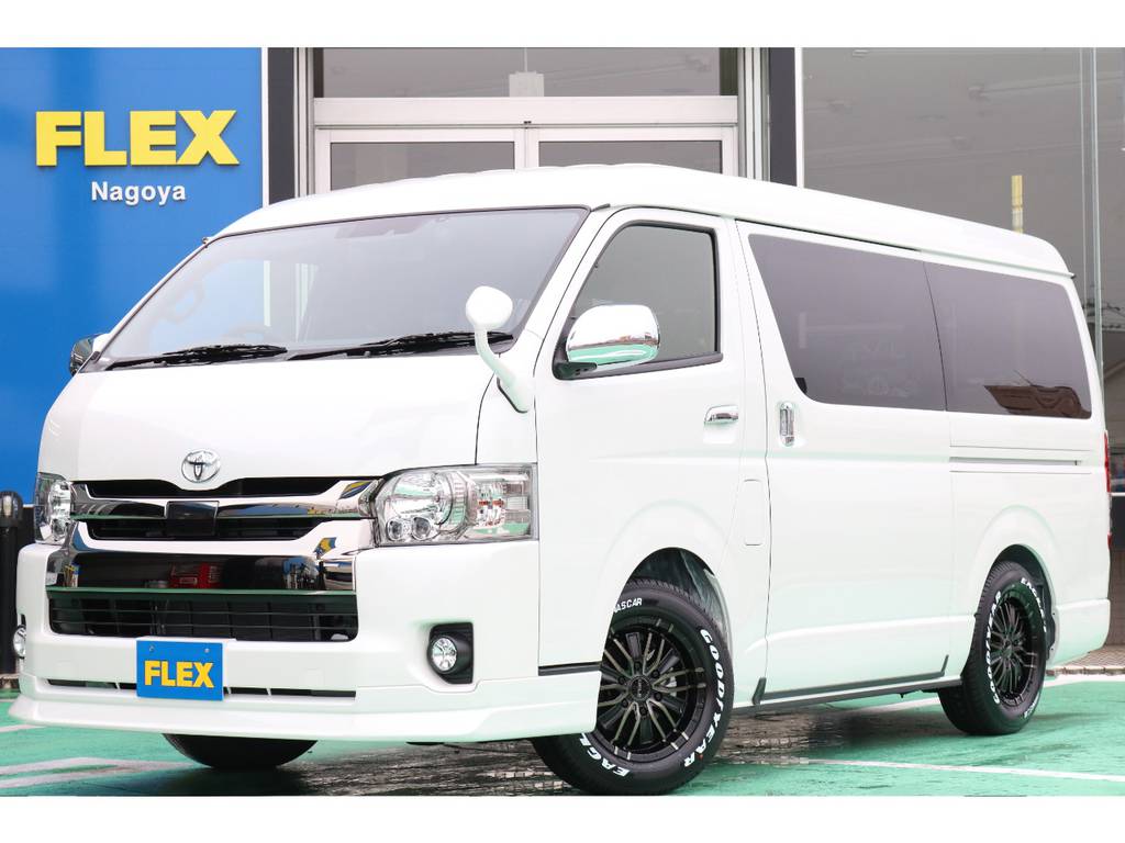 【新車ワイド】ガソリン４WD　ダークプライムⅡ　ベッドキット付き♪