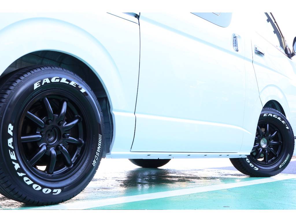 定番のGOODYEARナスカータイヤ♪　相性もGOOD！！