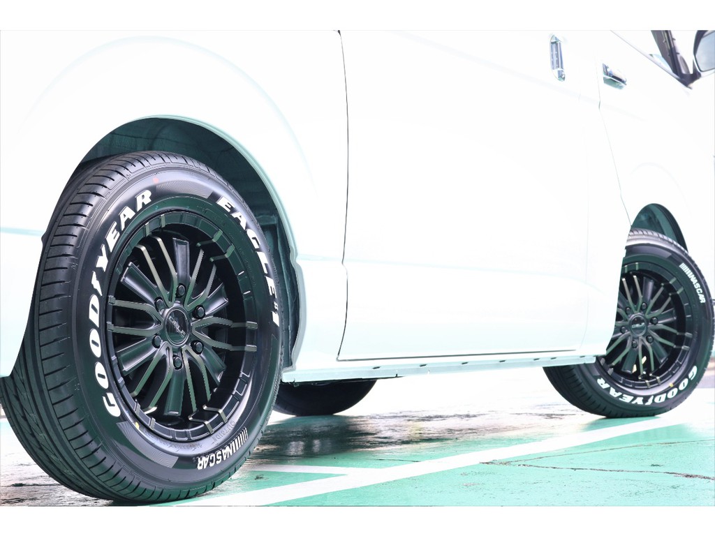 タイヤは大人気グットイヤーナスカータイヤのセットとなります