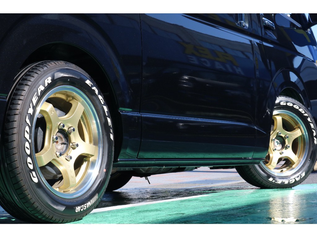 タイヤは大人気グットイヤーナスカータイヤをセットしております！