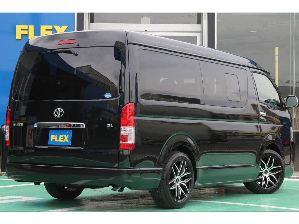 ハイエースW-GL　209ブラック　４WD　1.5inchローダウン