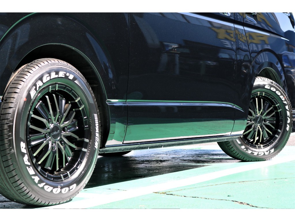 タイヤは大人気グットイヤーナスカータイヤをセットしております！