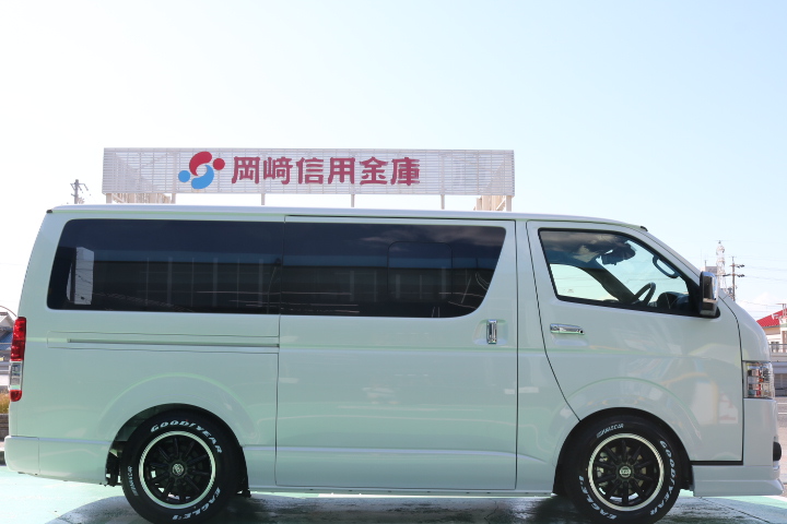 車体を下げているのでかっこよく仕上がっています！