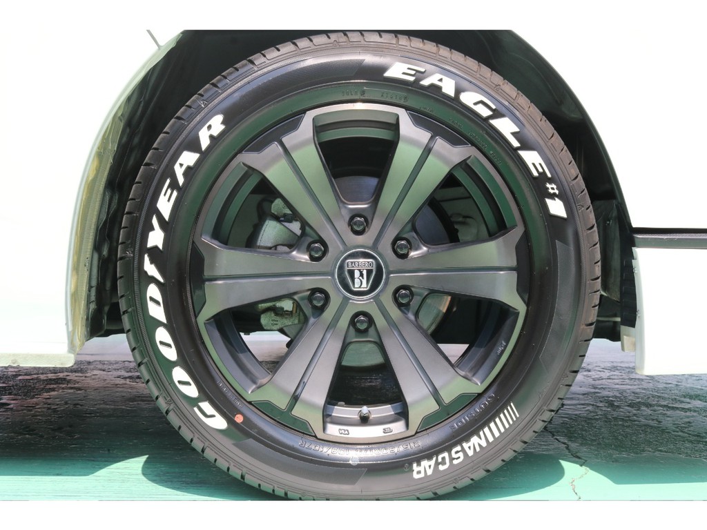 タイヤは大人気グッドイヤーナスカータイヤをセットしております