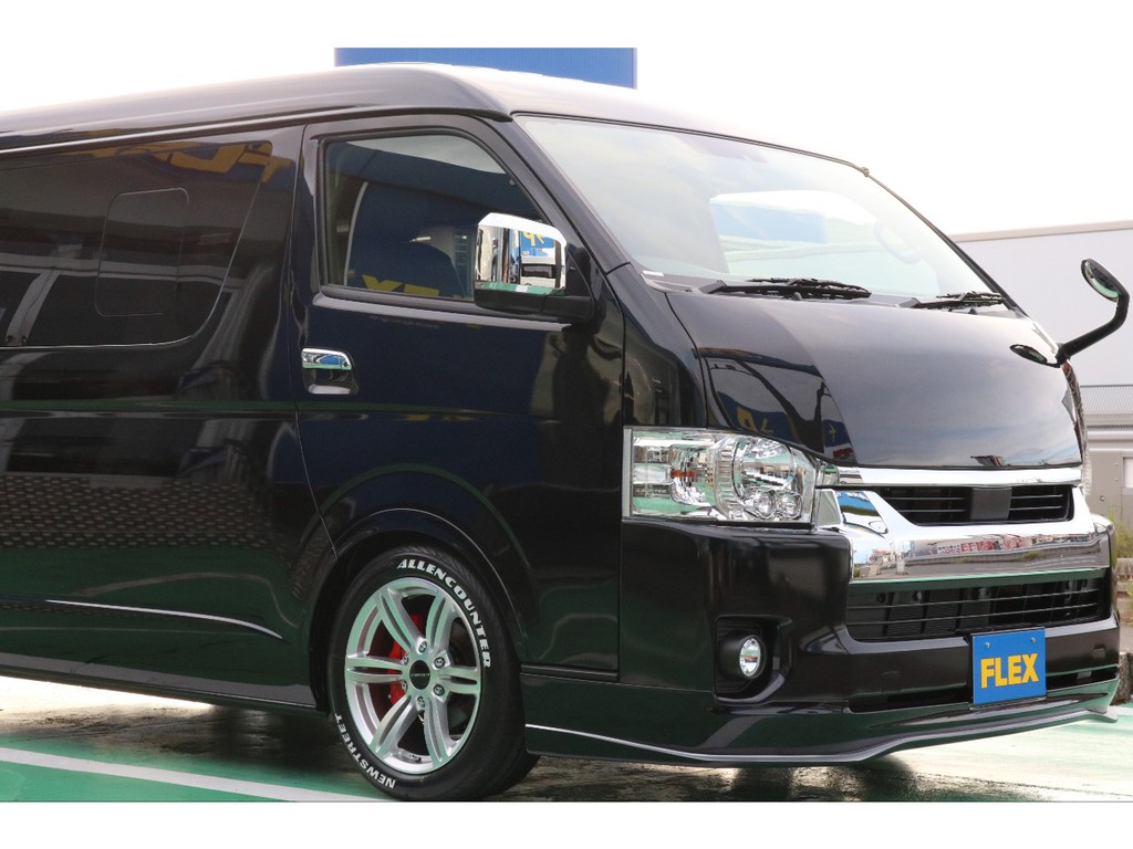 ６型ハイエースワゴンＧＬ！２ＷＤ仕様でローダウン施工済みです♪