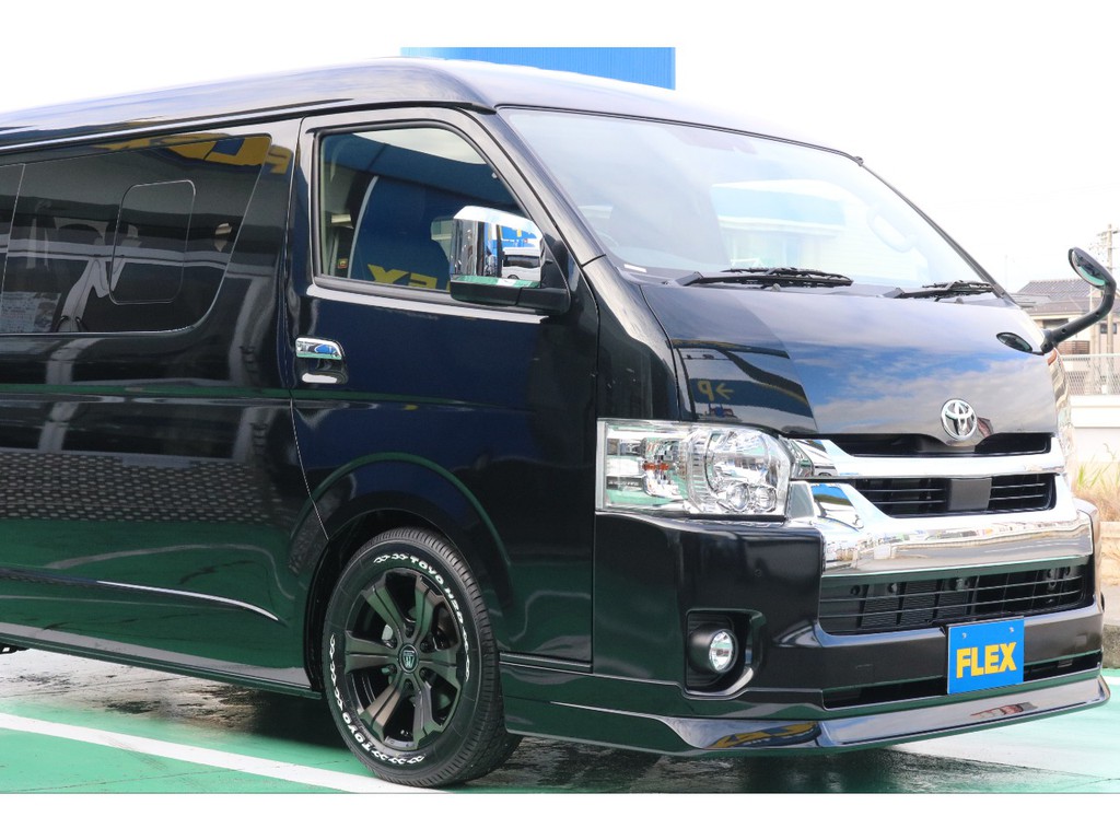 ６型ハイエースからの新オプションももちろん装着済み！