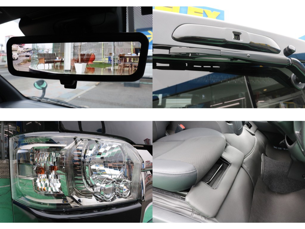 明るいＬＥＤヘッドランプで夜間の運転も安心です！