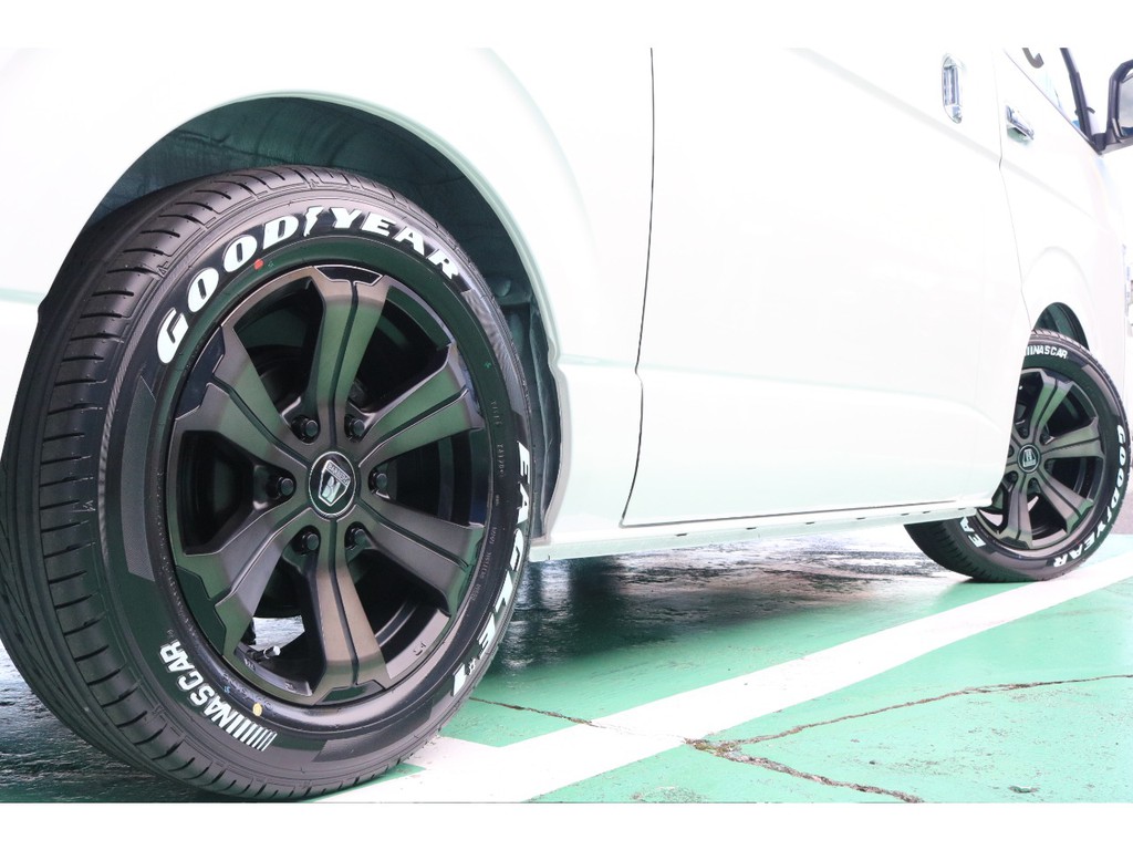 タイヤはグットイヤーナスカータイヤをセットしております！