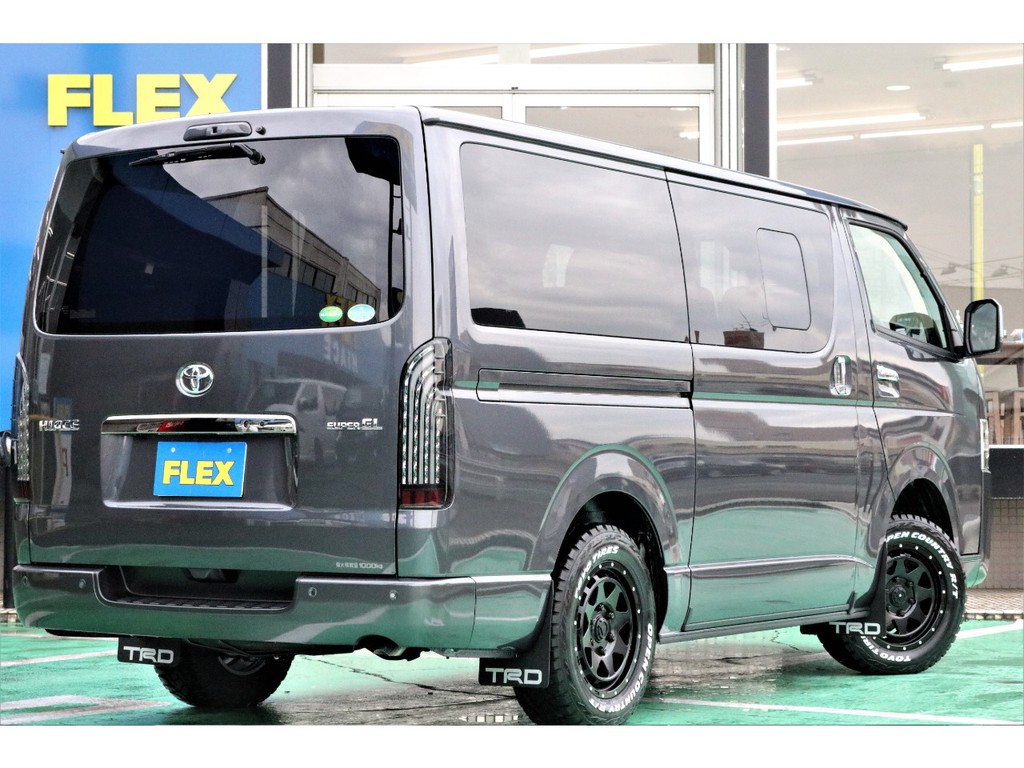 トヨタ 1/10 ハイエース ボディ ダークブルー トヨタ ハイエースバン 2.8 スーパーGL ダークプライムⅡ ロング