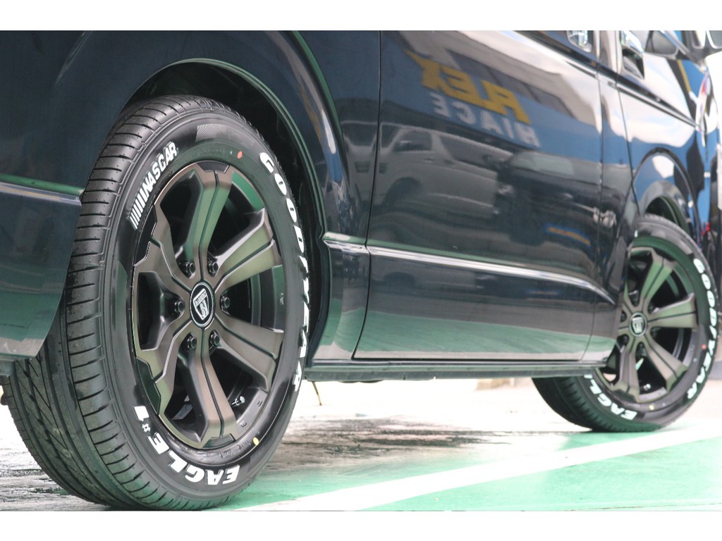 新品アルミホイール・タイヤセット装着！！