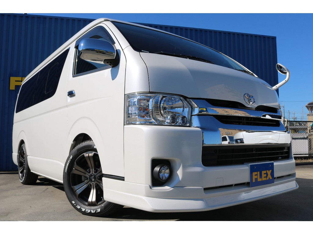 ２インチローダウン　ＦＬＥＸフロントスポイラー　ＦＬＥＸアーバングランデホイール　グッドイヤーナスカータイヤ♪
