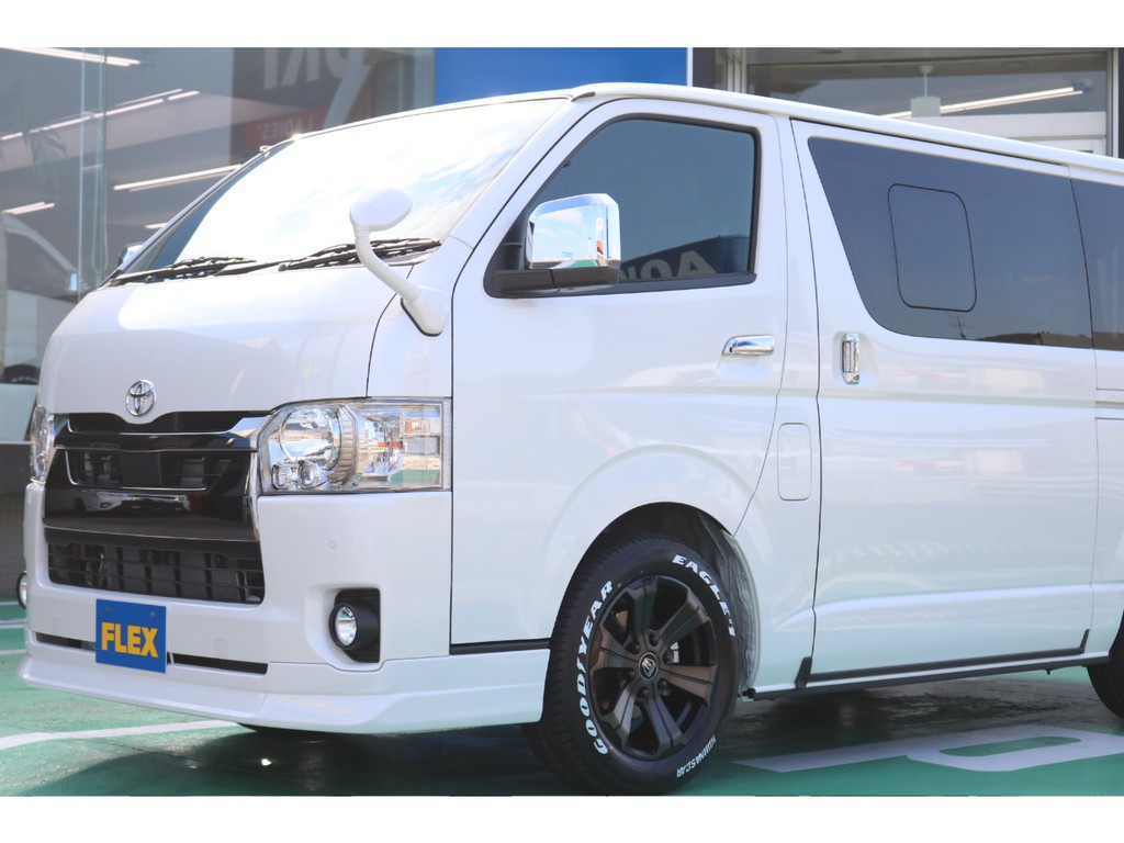 ＦＬＥＸオリジナル【DelfinoLine】フロントリップスポイラーを装着済み！引き締まったお顔周りに！