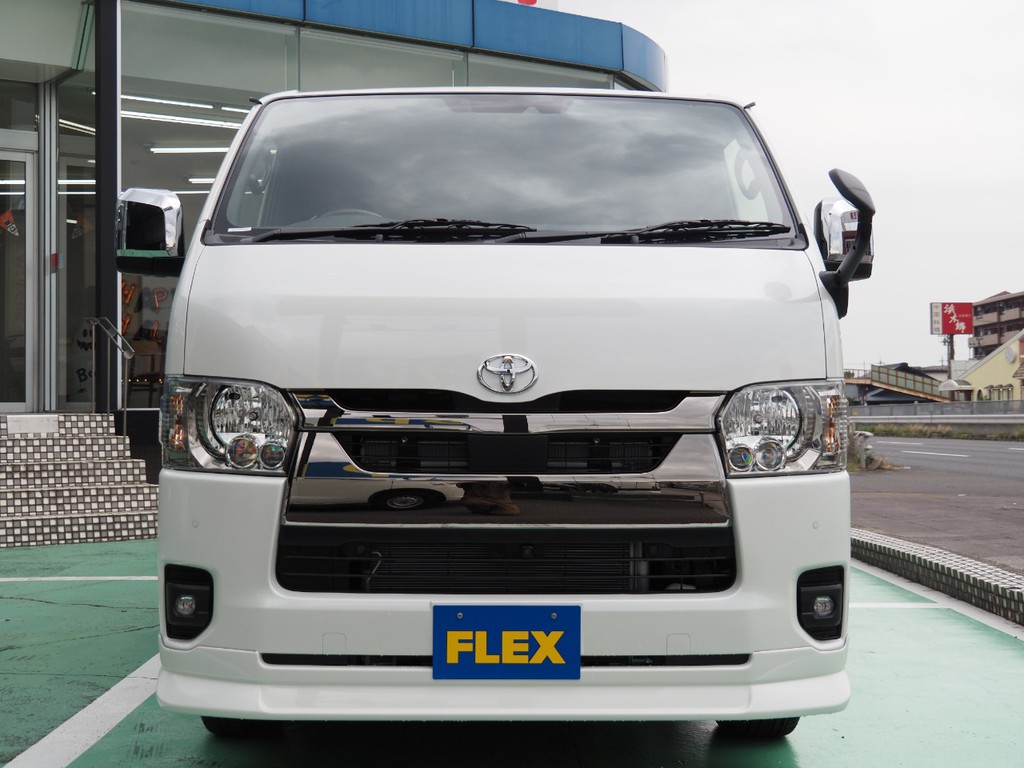 FLEXオリジナルフロントリップスポイラー装備
