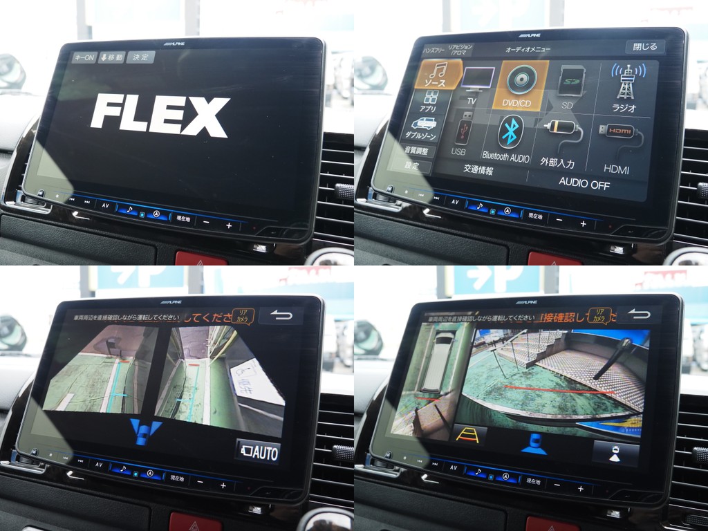 アルパインBIG×１１インチSDナビ装備