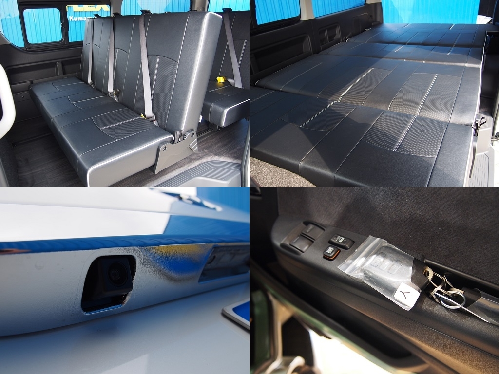 もちろん、フルフラットベットモードも可能です。全国納車ＯＫ！お気軽にお問い合わせください！