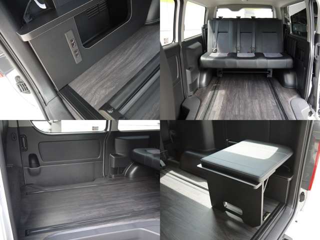 乗車人数・荷物の量に応じてシートアレンジが可能です！