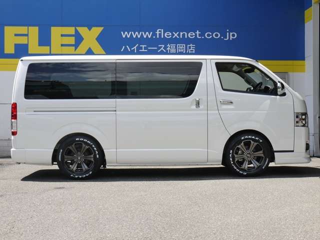 ５０ミリローダウン施工済み！車高公認取得致しますので車検も安心です。高さ変更も可能ですのでお気軽にご相談下さい。