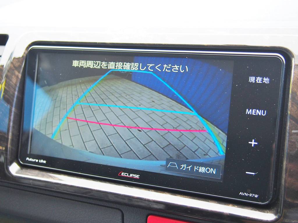 バックカメラナビ連動加工済み！！バック駐車も安心ですね♪