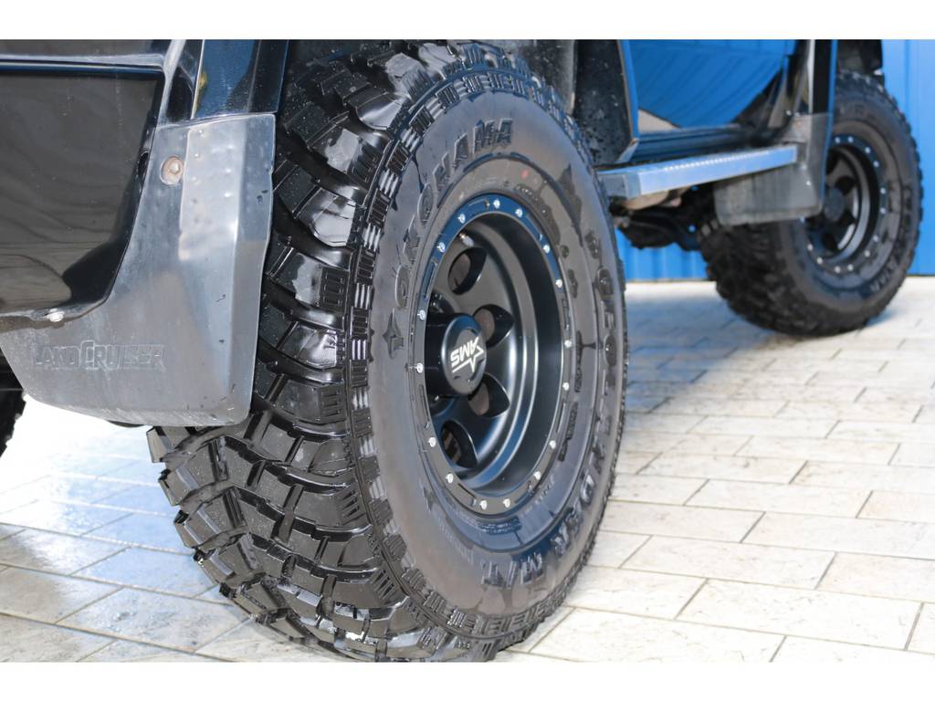 新品AMSアルミホイール＆YOKOHAMAジオランダーMT！！