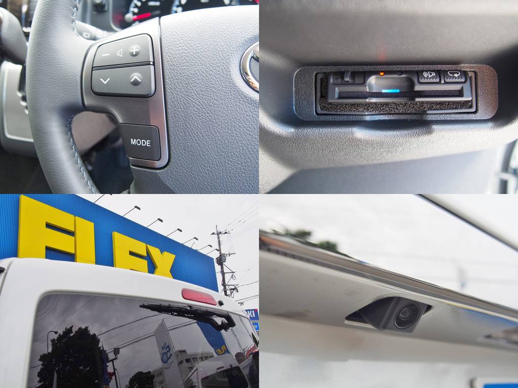 メーカーオプションのステアリングスイッチ！ＥＴＣ・バックカメラ！