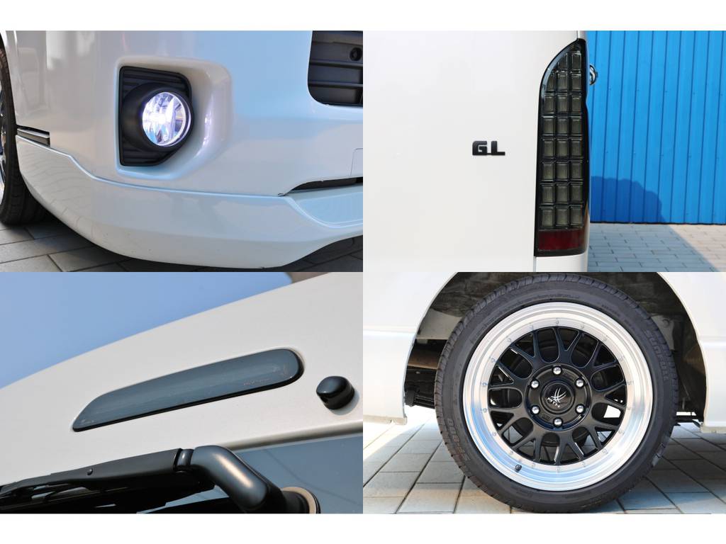 ＬＥＤフォグ・エムブロＬＥＤシューティングテールランプ・ヴァレンティハイマウントストップランプ・ＭＴＨ１８インチアルミホイール