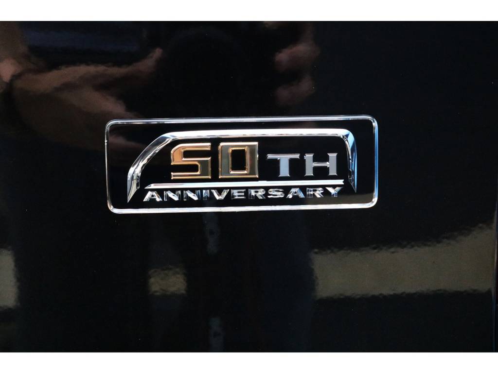 ５０ｔｈバックドアエンブレム！
