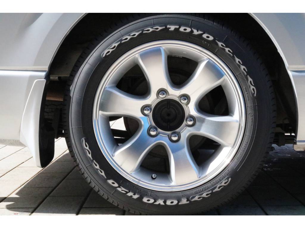 プラド１７インチアルミホイール＆ＴＯＹＯ　Ｈ20タイヤ！