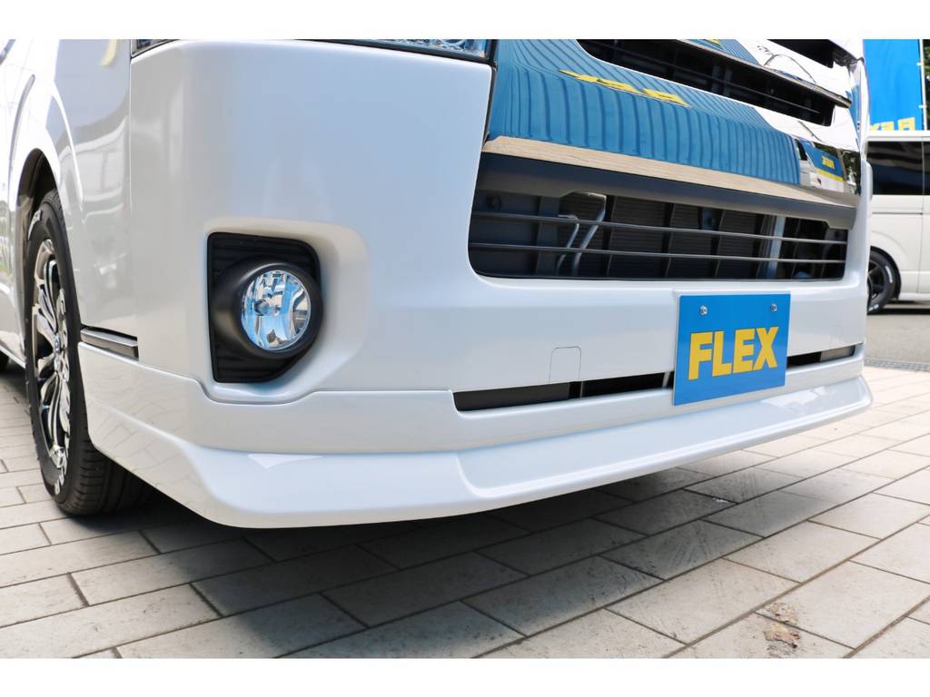新品☆ＦＬＥＸフロントリップスポイラー！
