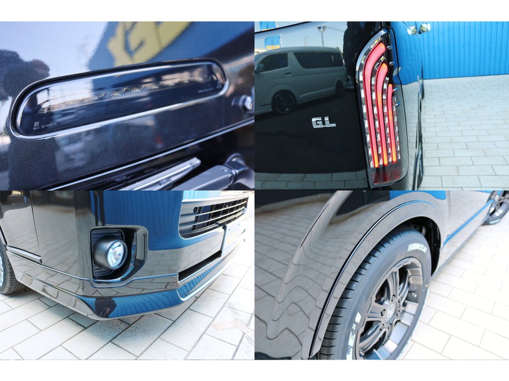 ヴァレンテＬＥＤハイマウントストップランプ！ＦＬＥＸ煌きＬＥＤテールランプ！ＦＬＥＸフロントリップスポイラー！ダウンルックにも効果的なフレックスオーバーフェンダー付き！