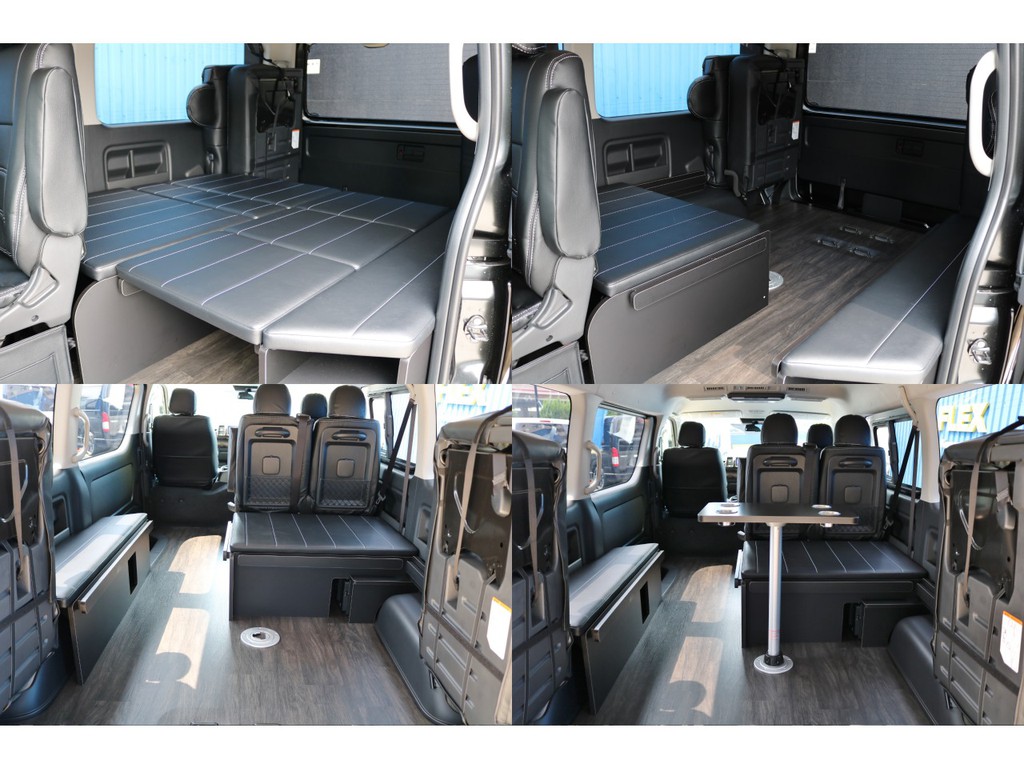人が乗って良し♪荷物を積んで良し♪ベッドにして良し♪スタイルに合わせて使い方自由自在ですね♪