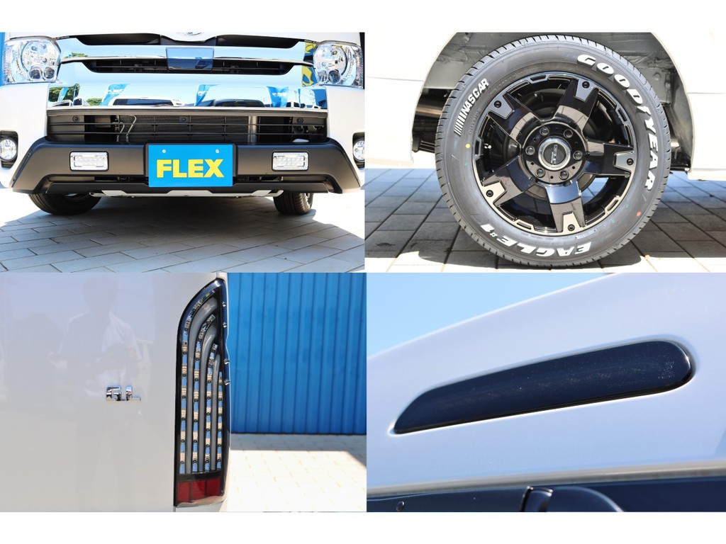 アーバンアウトドアスタイルスポイラー・ＦＬＥＸデルフ０３ＡＷ・ＦＬＥＸ煌きＬＥＤテールランプ・ヴァレンティスモークハイマウントストップランプ！