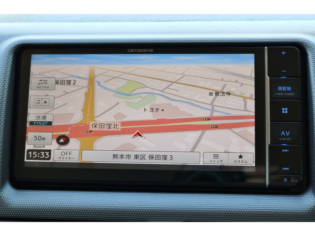 新品のカロッツェリアフルセグＳＤナビを装着！