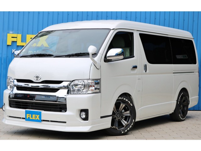登録済み未使用車！ハイエースワゴンＧＬ　ガソリン２ＷＤ　ＦＬＥＸオリジナル内装アレンジ【Ｖｅｒ５　ファブリック生地】