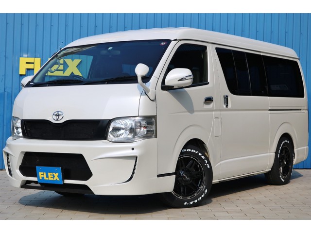 希少な低走行車【３型カスタムワイドバン】新作ＦＬＥＸＤｅｌｆ０４ＡＷセット！フレーダーマウスバンパー！エクスクルージブダンパーキット！50mmダウンリーフなど足回りもカスタム済み！