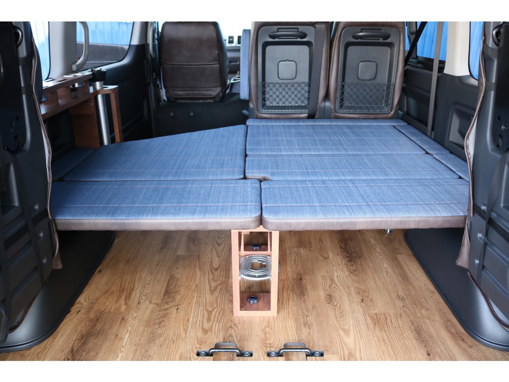 ベッドマットは収納可能です！