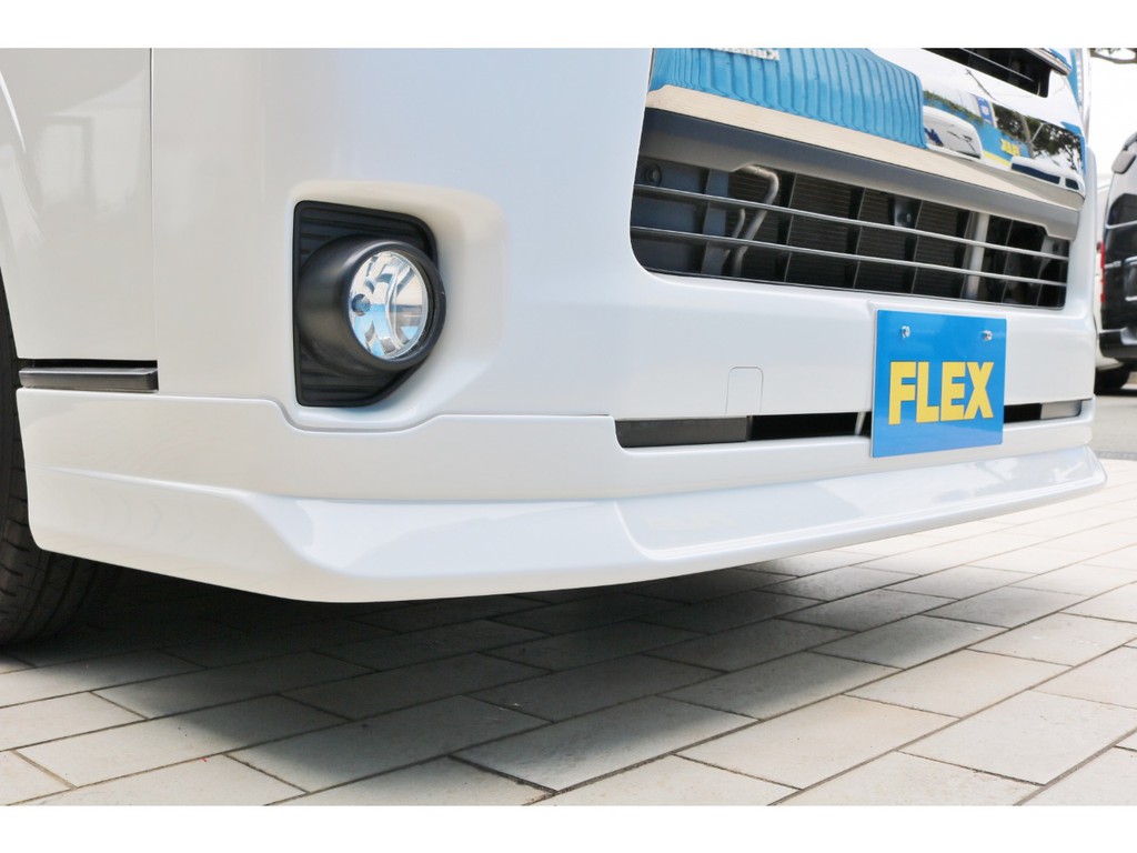 新品のＦＬＥＸフロントリップスポイラーを装着しました！