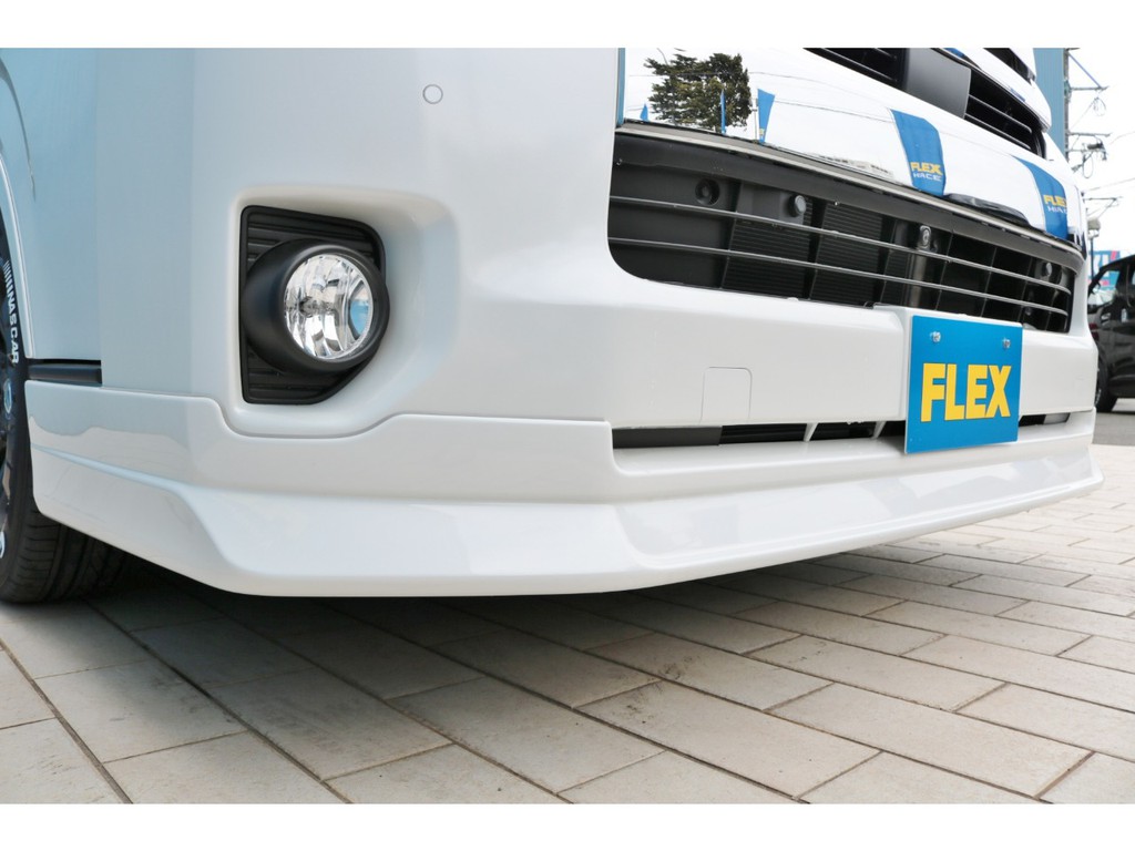 ＦＬＥＸフロントリップスポイラー！他ＦＬＥＸオリジナルパーツで仕上げました！