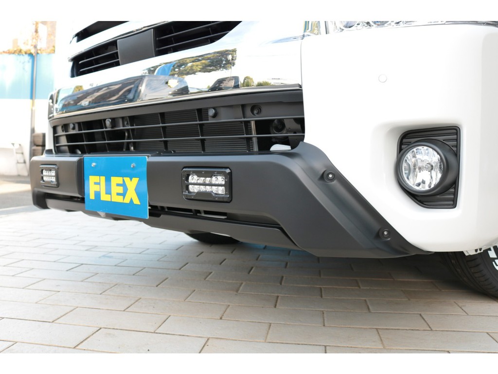 ワイルドな雰囲気を格上げするアウトドアスタイルフロントスポイラーを装着しました！