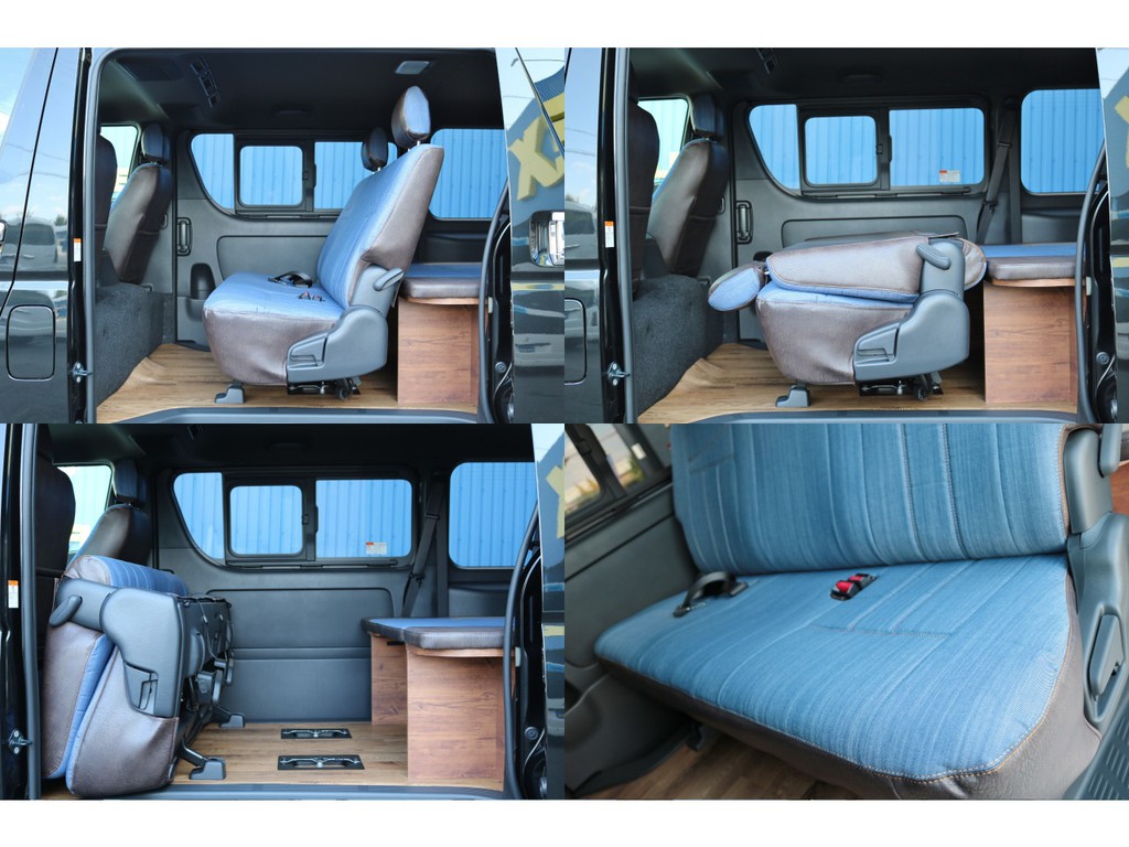 シートは跳ね上げ可能で、荷室を更に広げることが可能です！