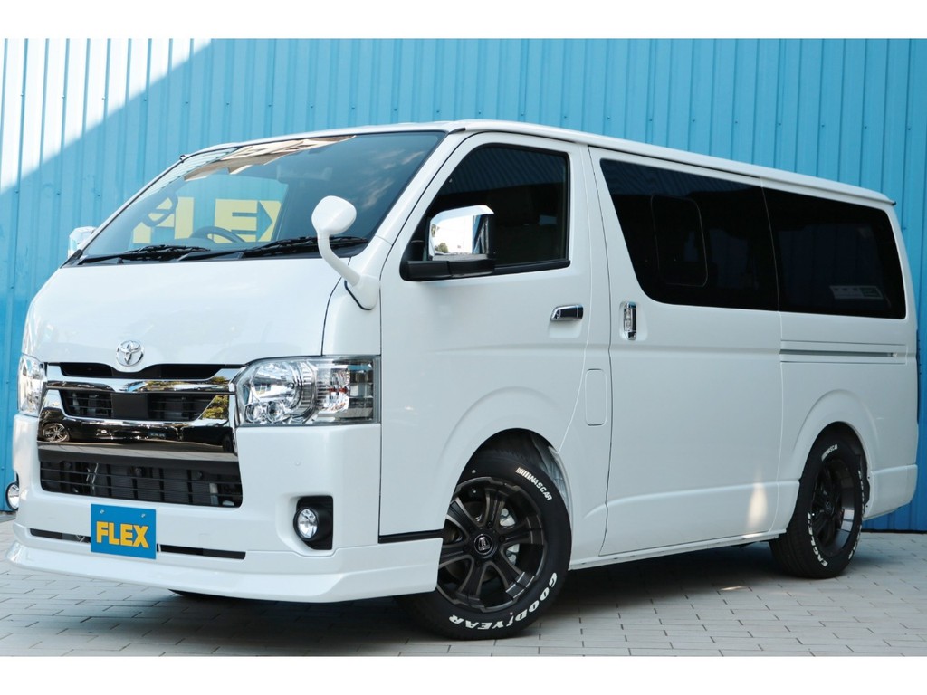 未登録新車！特別仕様車　ダークプライムⅡガソリン　小窓付き入庫致しました！ＦＬＥＸベッドキットカスタムパッケージ！パノラミックビューモニター付き！