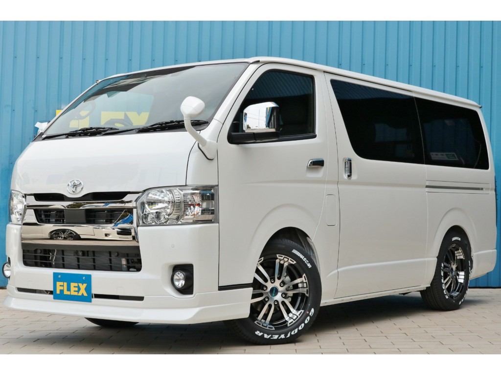 未登録新車　特別仕様車ダークプライムⅡ！ガソリン両側パワースライド付き！ＦＬＥＸベッドキット＆カスタムパッケージ！パノラミックビューモニター付き！